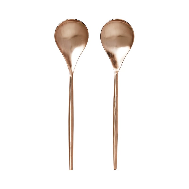 Marsala Copper Salad Servers 