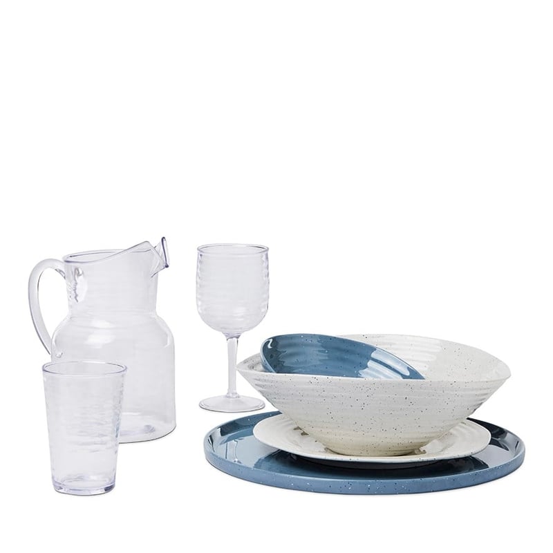 Ripple Collection White Dinner Bowl