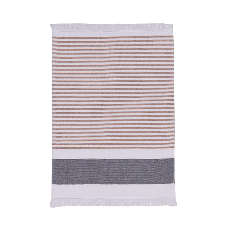 European Indiana Black & Bronze 2 Pack Tea Towel