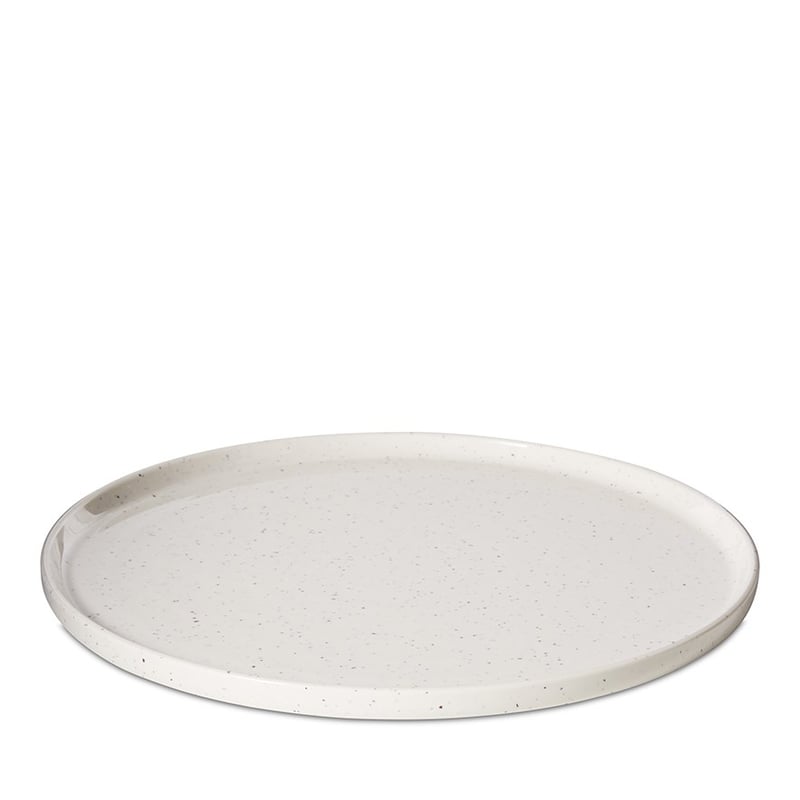Messina White Round Platter 