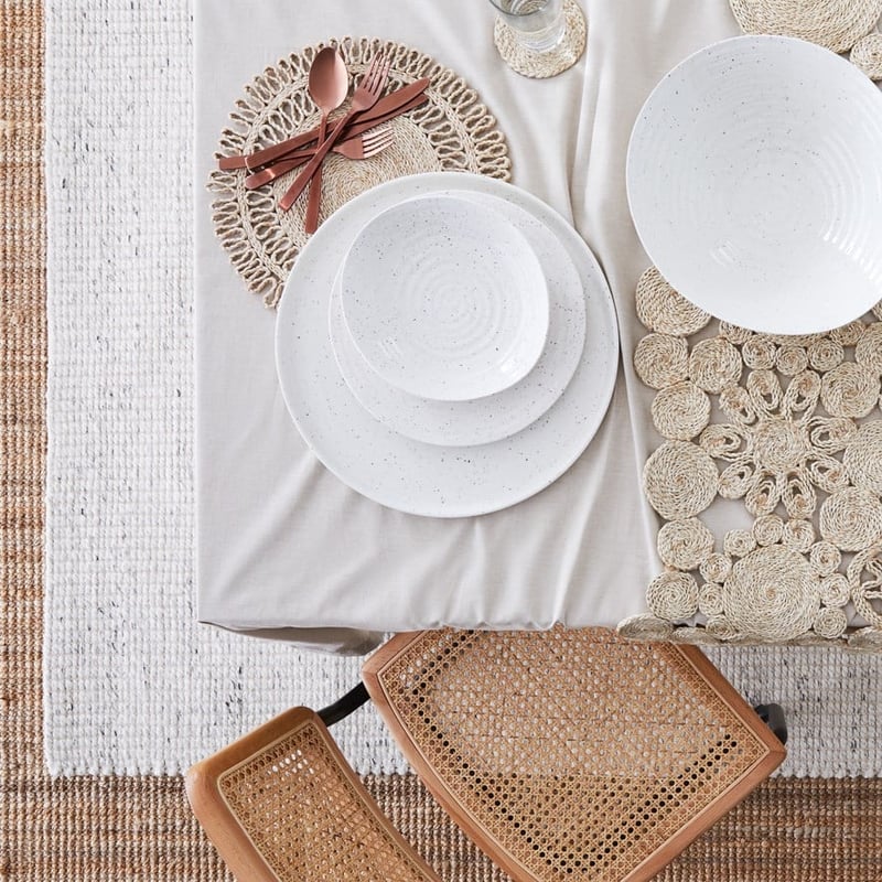 Messina White Salad Bowl  