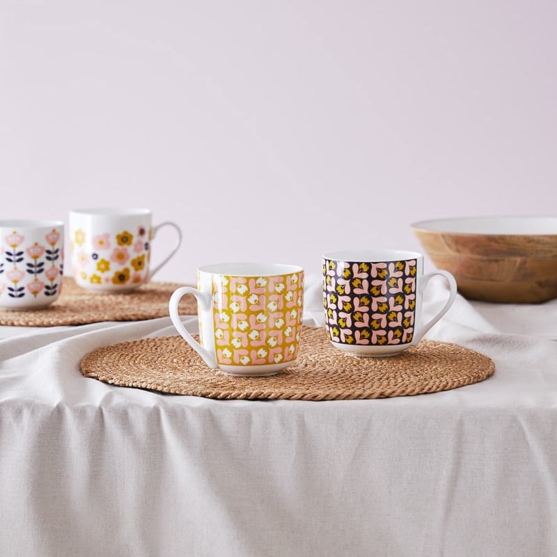 Geo Retro Mug Gift Pack of 2