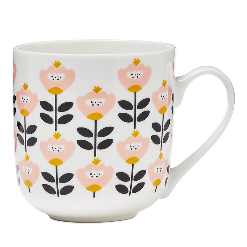 Standing Flowers Retro Mug