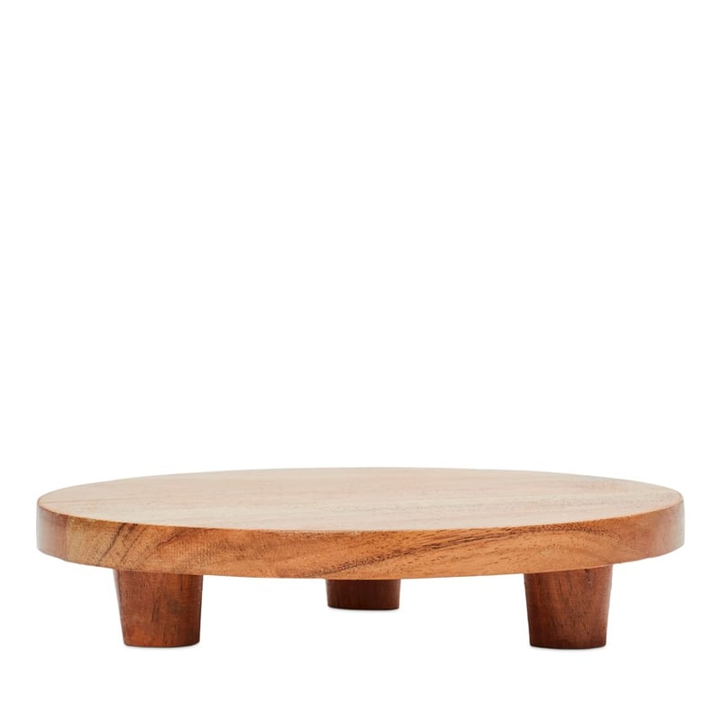 Acacia Timber Board Dia20xH4cm Natural 