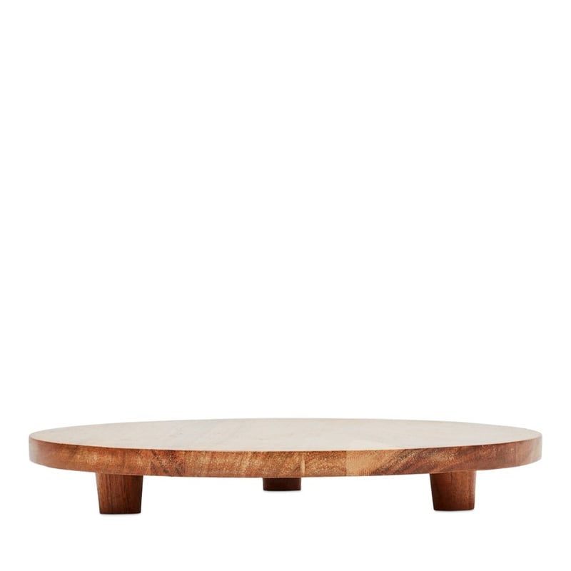 Acacia Timber Board Dia20xH4cm Natural 