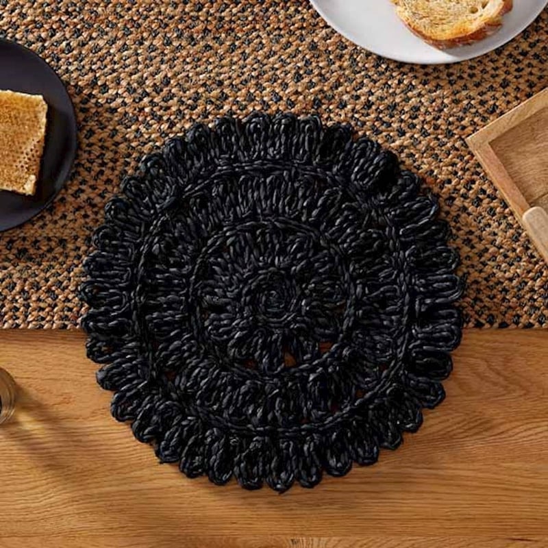 Palma Black Sun Placemat