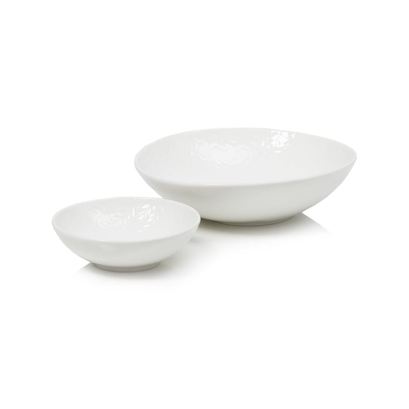 Wendi Collection Bowls White Arrow 