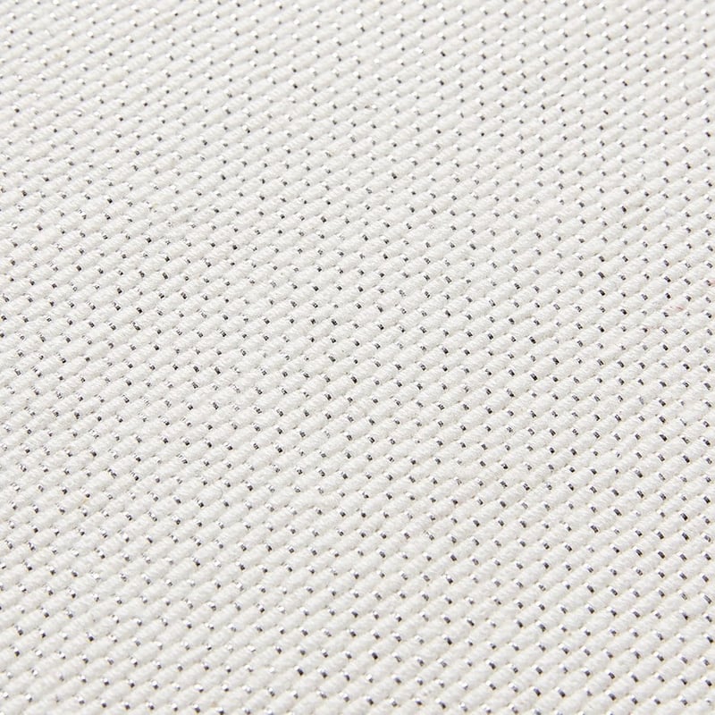 Luxe Lurex Napery Silver 2 Pack Placemats