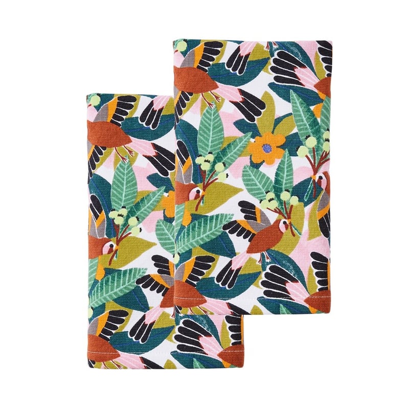 Togetherness Fiore Teal Hand Towel 2 Pack