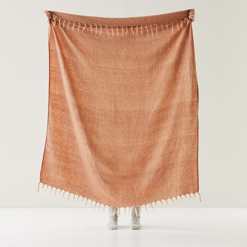 Malmo Linen Sandstone Throw