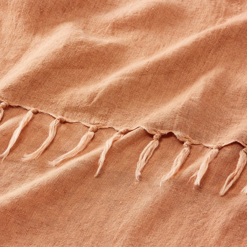 Malmo Linen Sandstone Throw