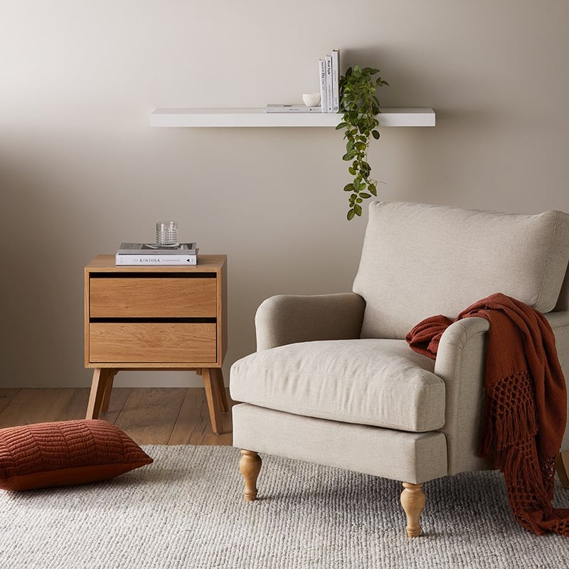 Macrame Knot Deep Rust Throw