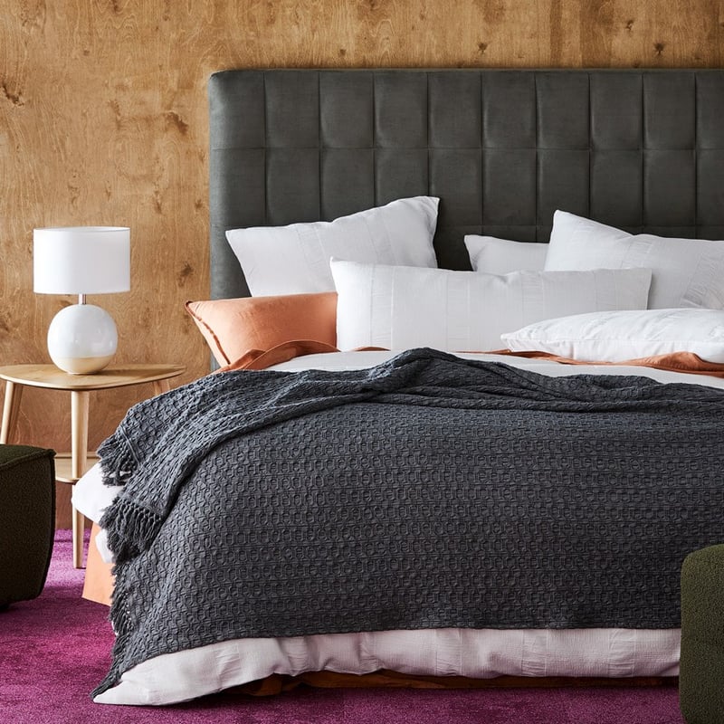 Byron Charcoal Throw