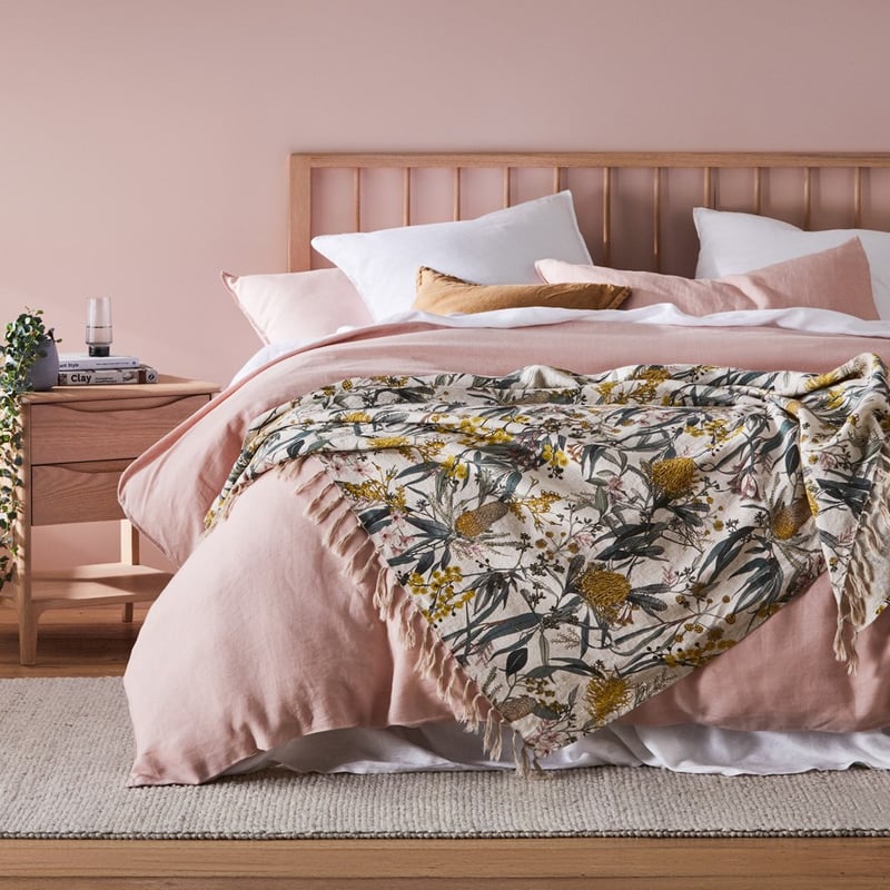 Eucalyptus Sage Linen Throw 