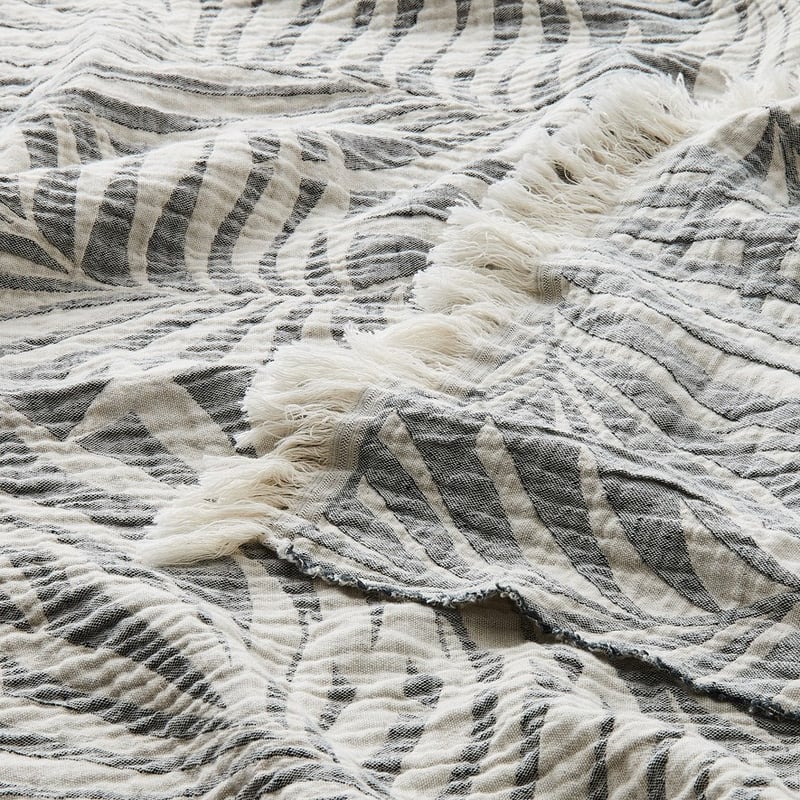 European Collection Lucia Coal Throw