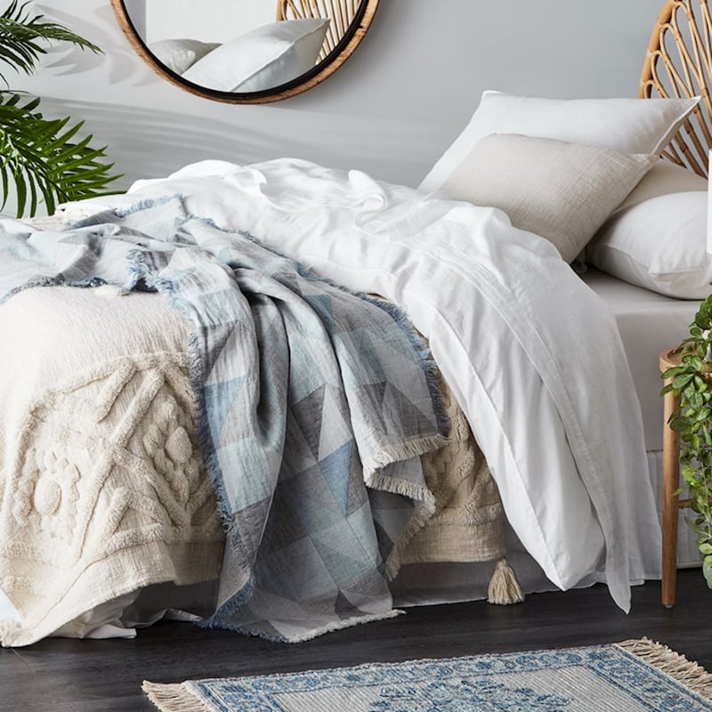 European Collection Villa Navy Throw