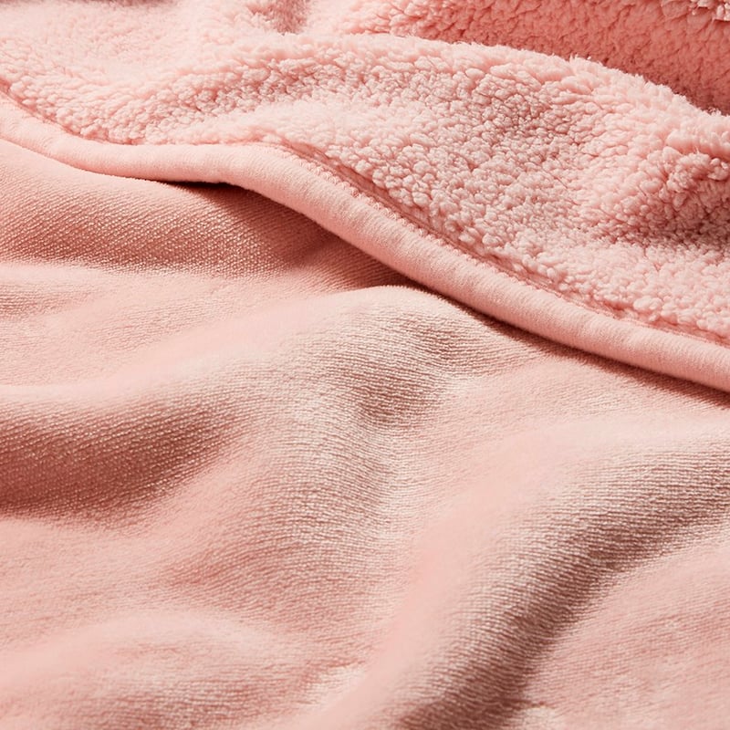 Sherpa Chalk Pink Blanket 