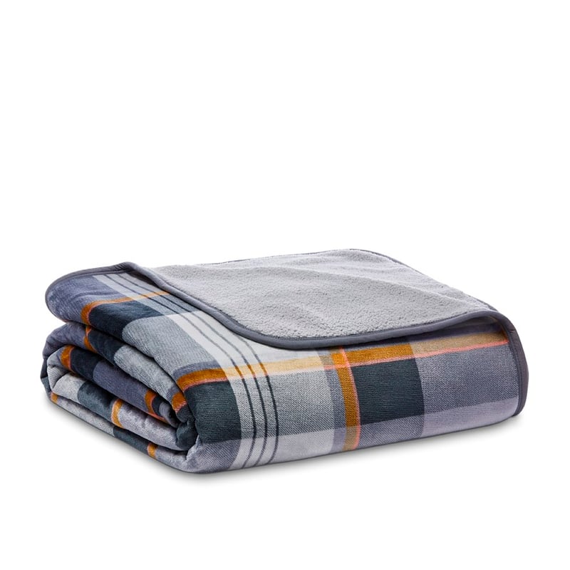 Sherpa Check Print Blanket  