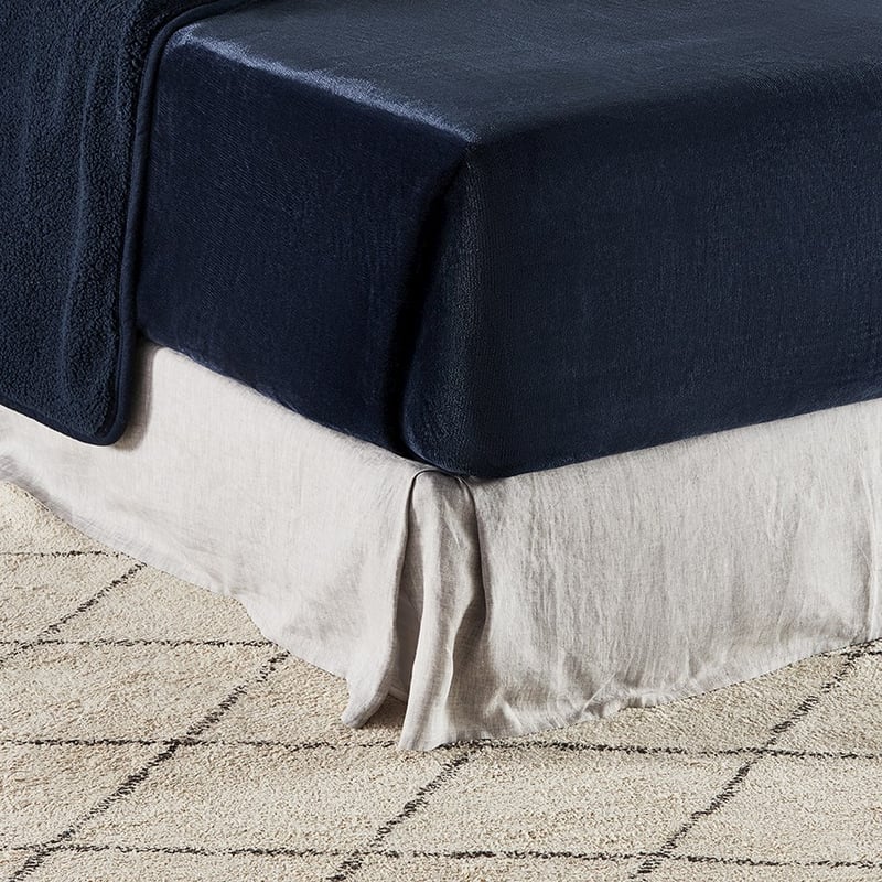 Sherpa Navy Blanket 