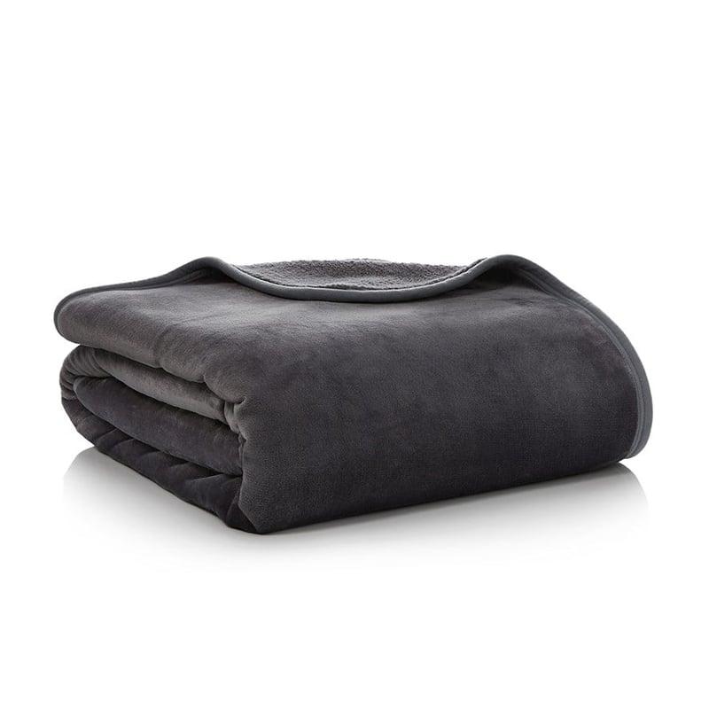 OLD CODE Sherpa Storm Grey Blanket 