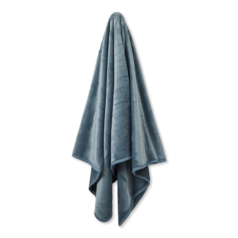 Sherpa Blue Throw