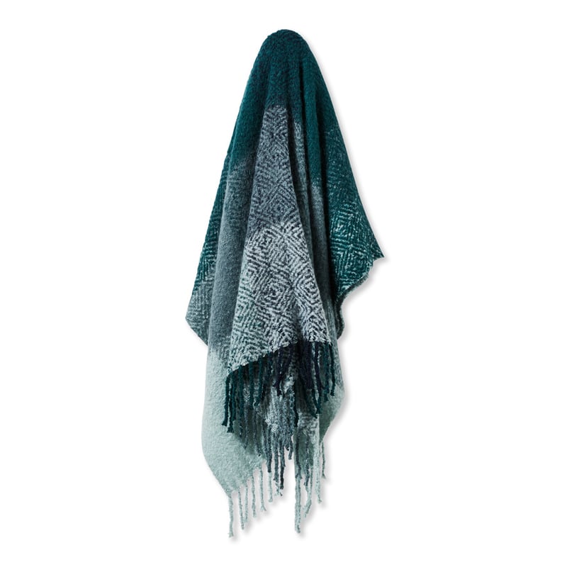 Cambridge Green & Navy Throw