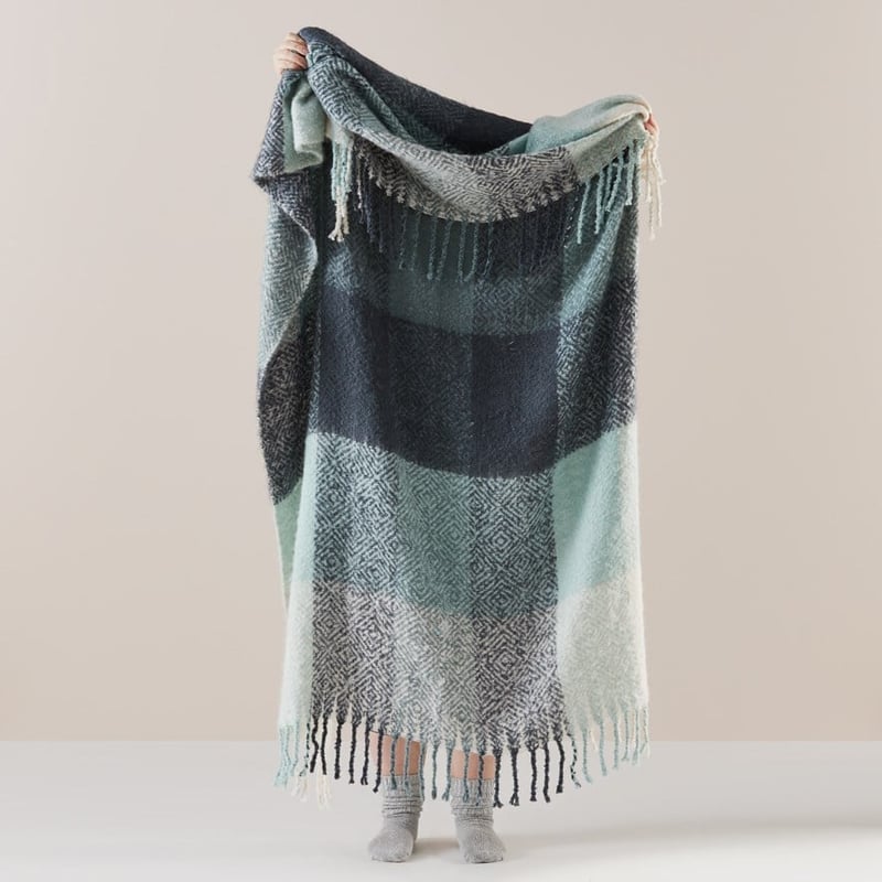 Cambridge Blue Mint Throw 