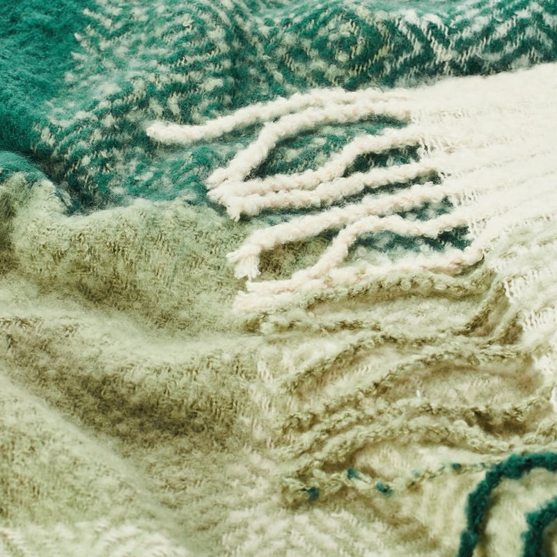 Cambridge Green Throw