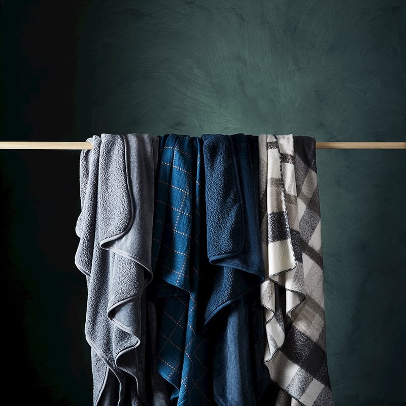 Anderson Grey Blanket 