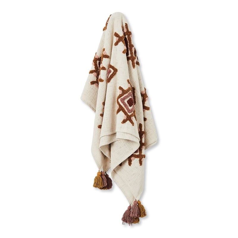 Gibson Tufted Bronze/Rose Throw