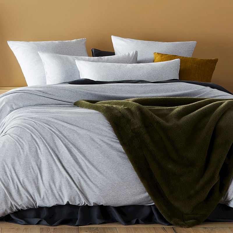 Astoria Green Fur Throw