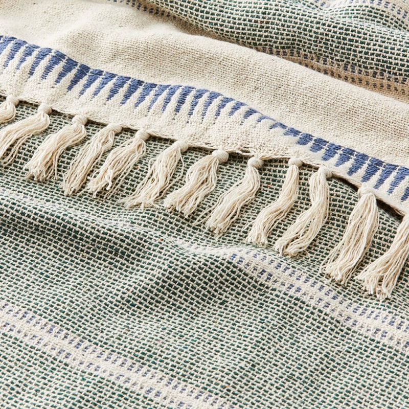 Halcyon Blue & Teal Throw  