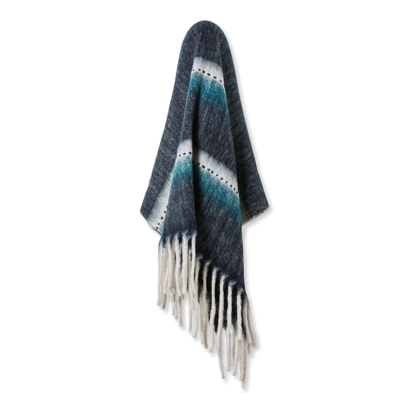 Pasadena Navy & Teal Throw