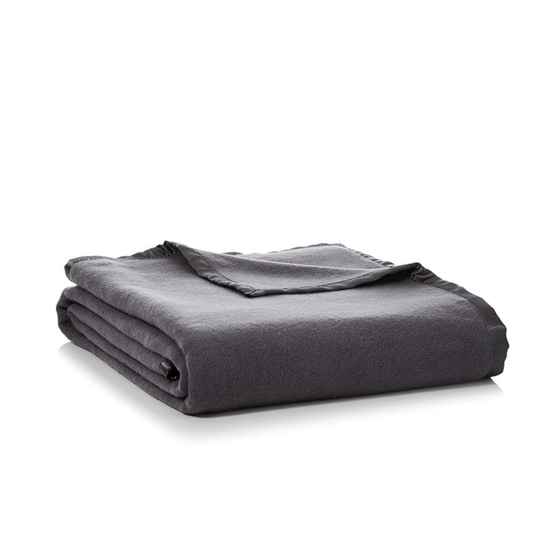 Bamboo Grey Wool Blanket 