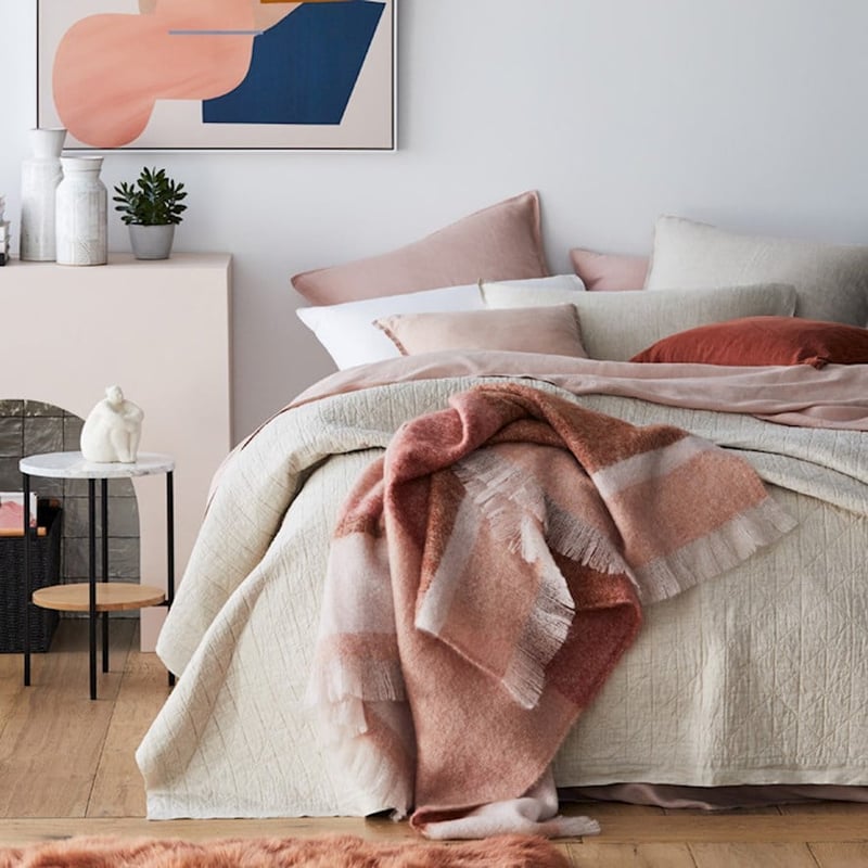 Autumn Sun Mohair Throw