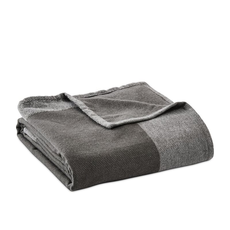 Block Charcoal Blanket