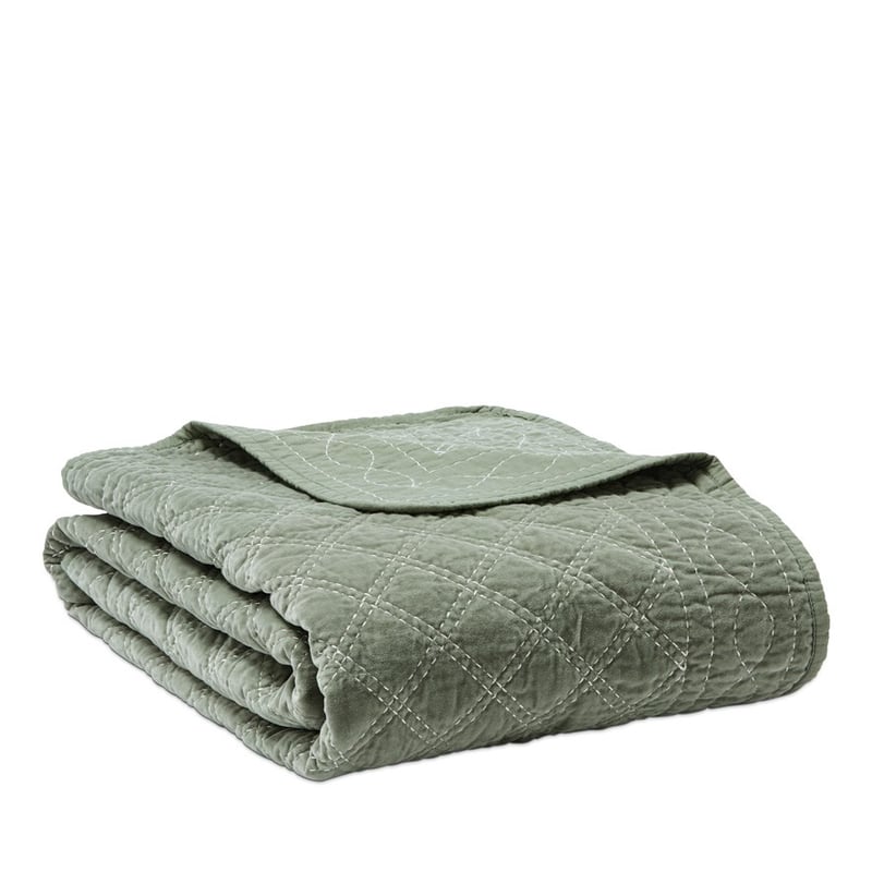 Bristol Sage Velvet Blanket  