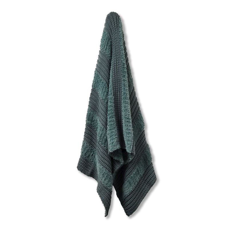 Kirby Stripe Winter Green Throw