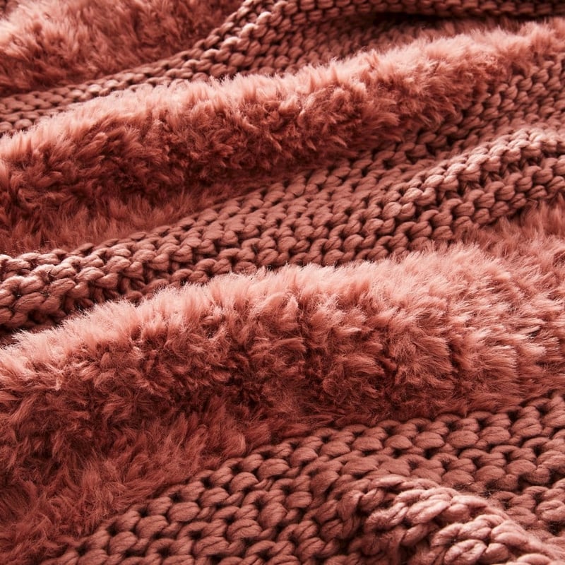 Kirby Stripe Rosewood Throw