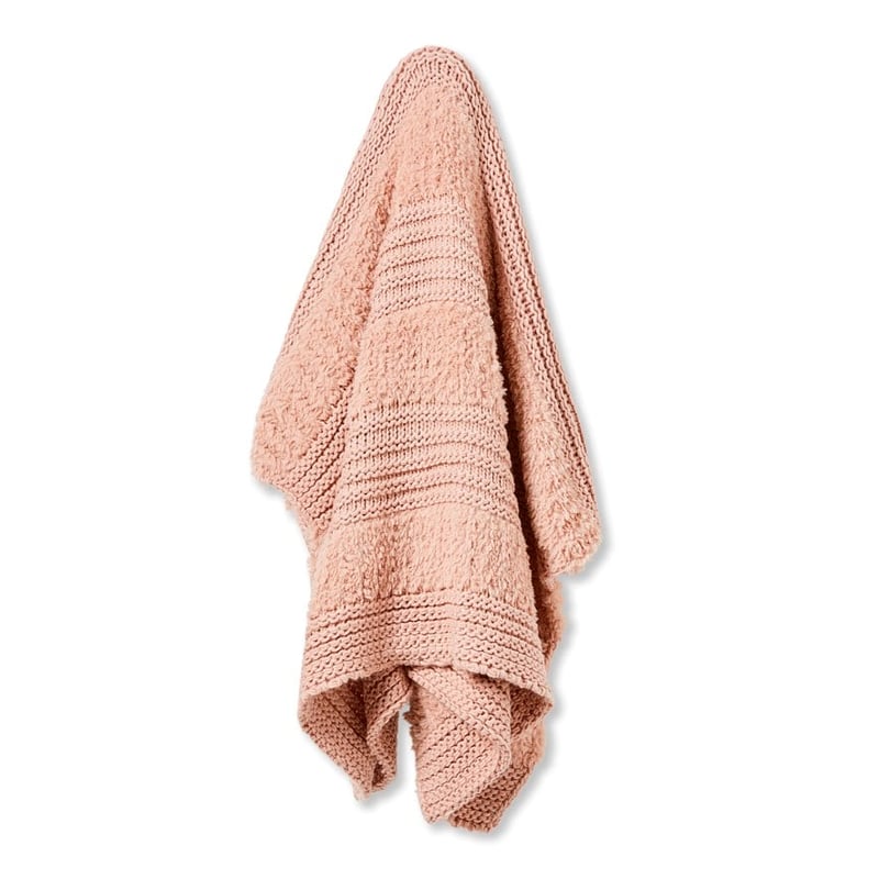 Kirby Pink Stripe Throw