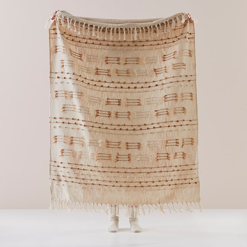 Winslow Tobacco & Natural Throw 