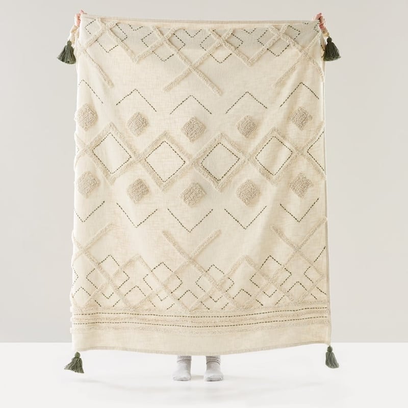 Bari Green Throw
