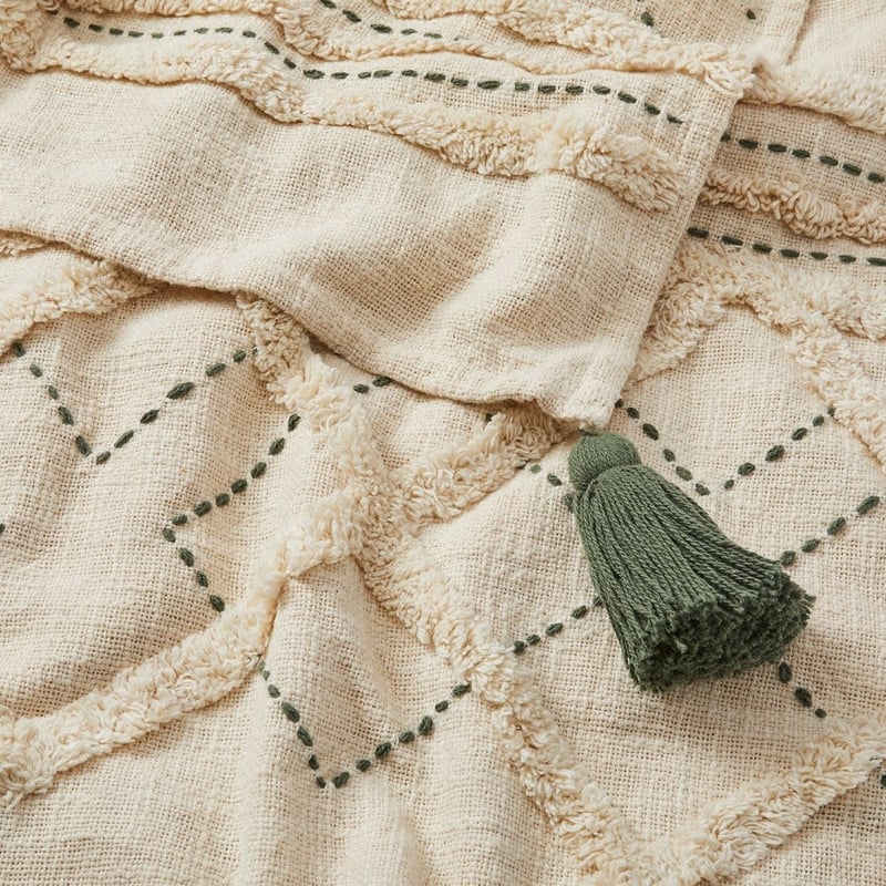 Bari Green Throw
