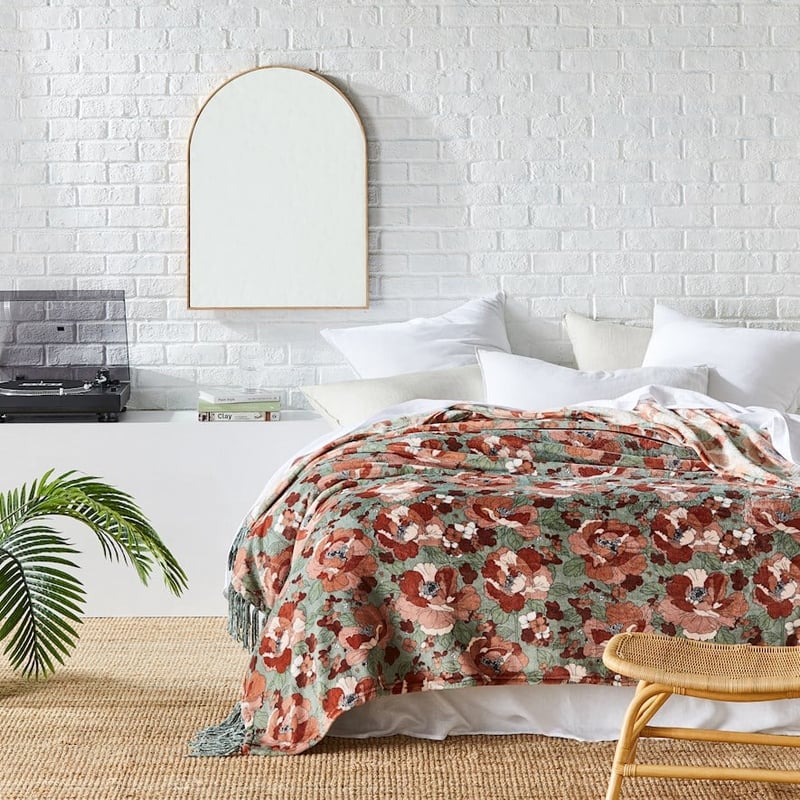 Supersoft Kiera Floral Blanket
