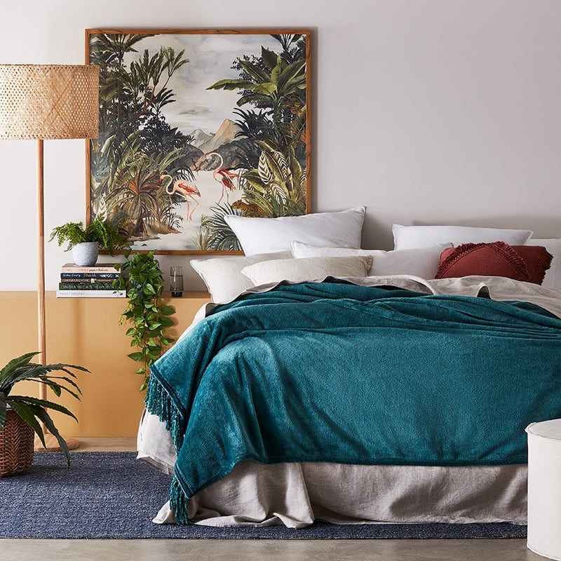 Supersoft Teal Blanket