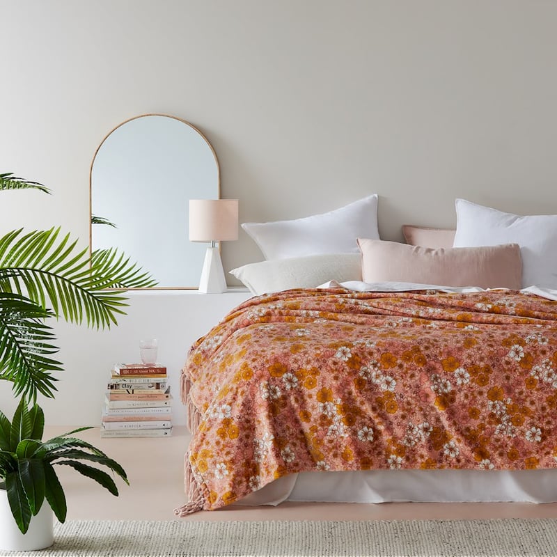 Supersoft Sunset Bloom Blanket