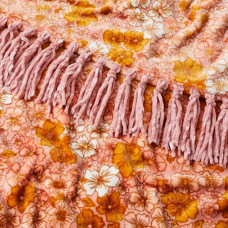 Supersoft Sunset Bloom Blanket