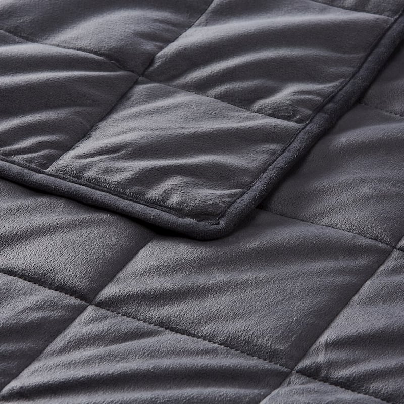 Charcoal 2kg Weighted Lap Throw