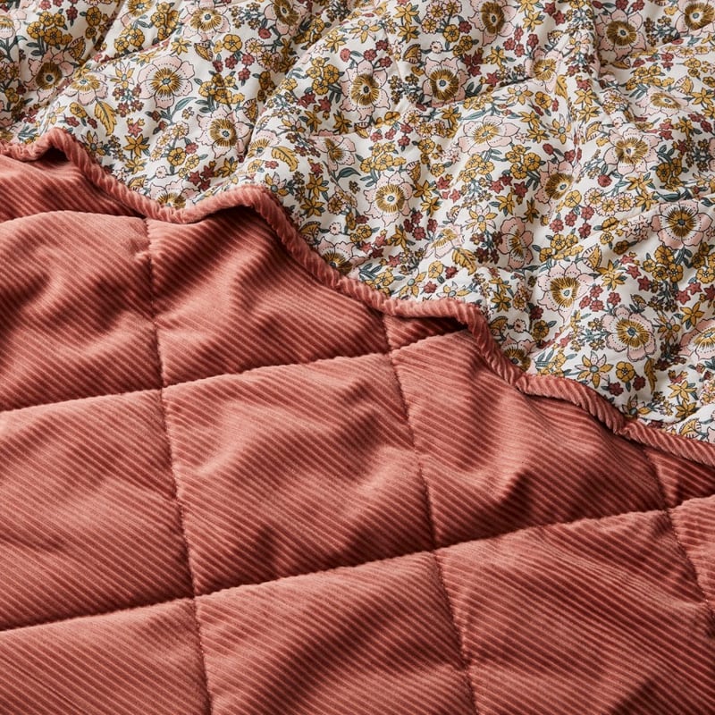 Asha Cedarwood Corduroy Blanket 