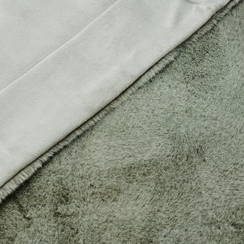 Astoria Sage Fur Throw